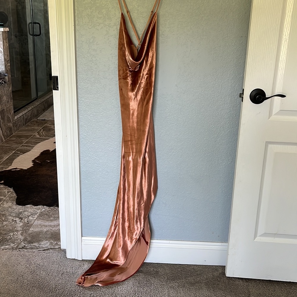 Michelle mason bias cut dress